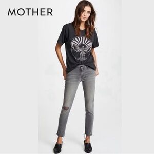 Mother The Looker Ankle Fray